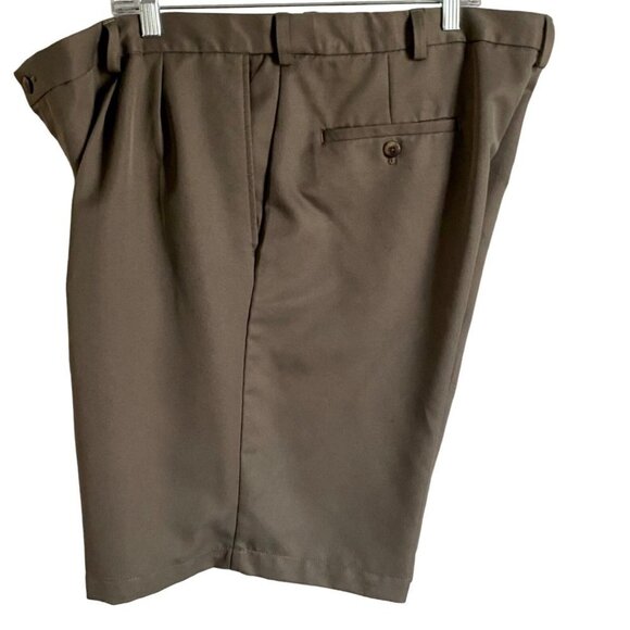 Haggar Mens Green Polyester Shorts Size 40 - Picture 3 of 8